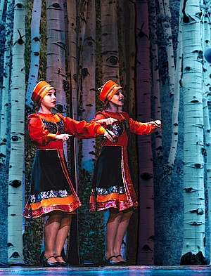Екатерина Чурманова (слева), танцевальный дуэт театра-танца «Элиос»