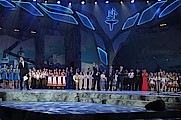 Церемония закрытия фестиваля «Факел» в Белгороде