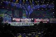 Церемония закрытия фестиваля «Факел» в Белгороде