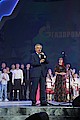 Губернатор Белгородской области Евгений Савченко на церемонии закрытия фестиваля «Факел» в Белгороде
